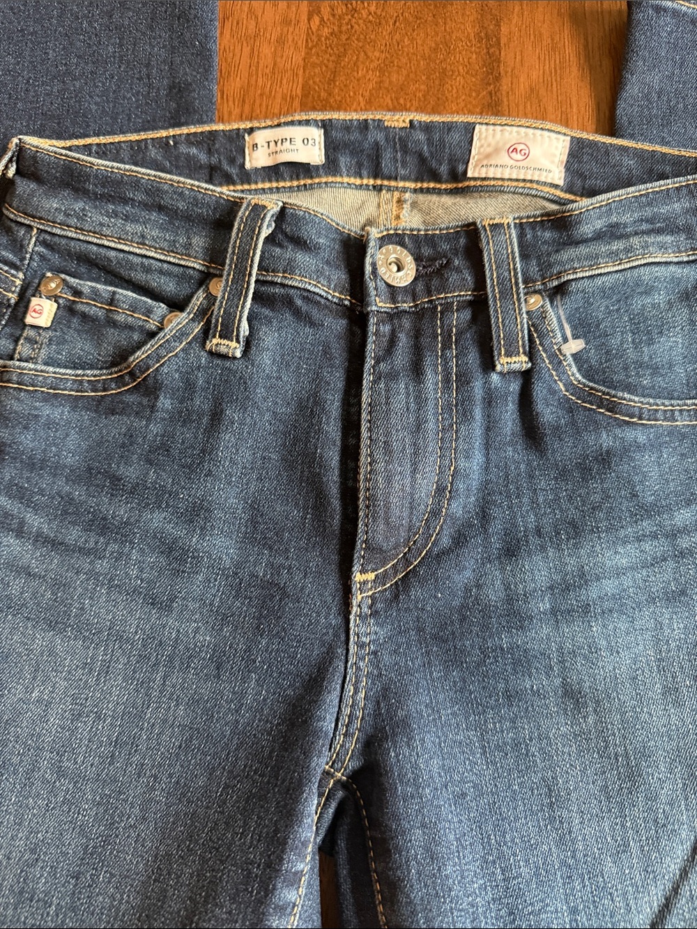 Ag Adriano Goldschmmied Slim Men’s Dark Blue Jeans